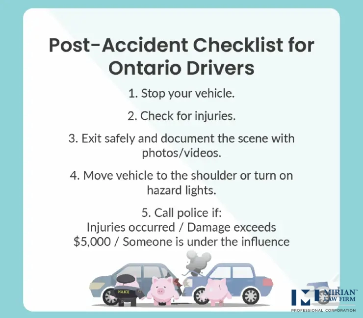 Checklist to Protect Yourself After a Not-At-Fault Accident